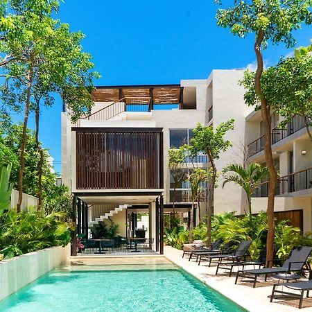 Private Pool And Roof Top For 3 In La Veleta Tulum Bagian luar foto