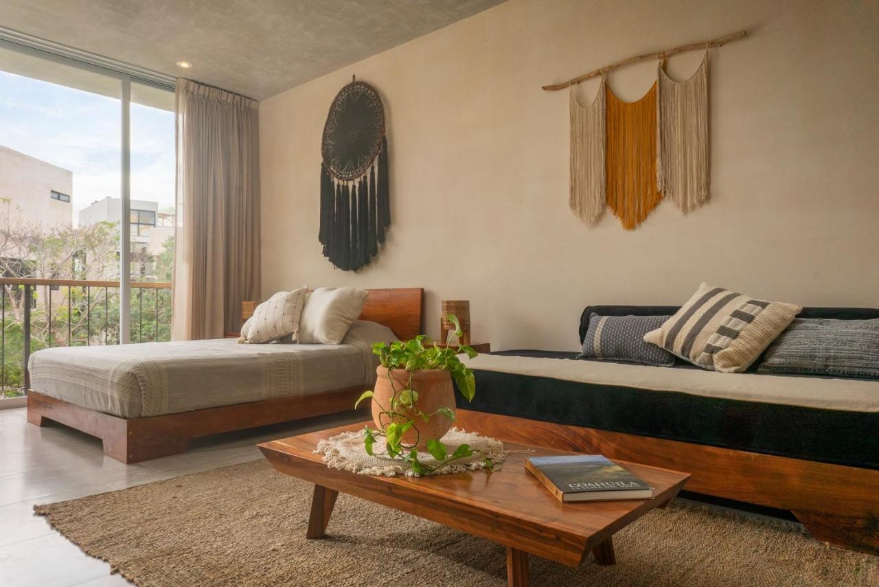 Private Pool And Roof Top For 3 In La Veleta Tulum Bagian luar foto