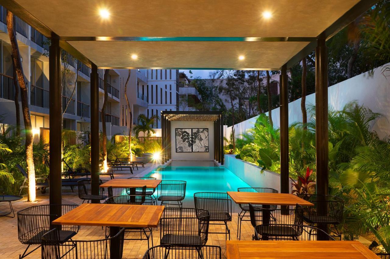 Private Pool And Roof Top For 3 In La Veleta Tulum Bagian luar foto