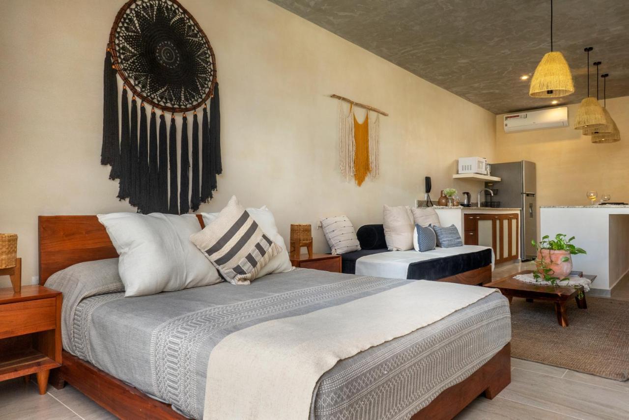 Private Pool And Roof Top For 3 In La Veleta Tulum Bagian luar foto